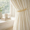 Cream Beaded Rope Curtain Tieback