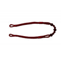 Burgundy Beaded Rope Curtain Tieback