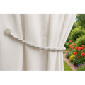 Magnetic weaved rope tieback Beige