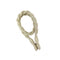 Magnetic weaved rope tieback Linen