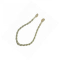 Magnetic weaved rope tieback Linen
