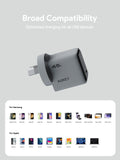 AUKEY Comet 45W GaN USB-C PD/PPS Fast Wall Charger for iPhone, Samsung & USB-C Devices – PA-C2