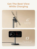AUKEY MagFusion 1X Qi2.2 25W Fast Magnetic Wireless Charging Stand for iPhone, Samsung & Google Pixel – LC-MC111