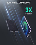 AUKEY 6700mAh Magnetic Wireless Power Bank with 20W USB-C & 15W Wireless Charging – PB-MS01
