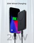 AUKEY 6700mAh Magnetic Wireless Power Bank with 20W USB-C & 15W Wireless Charging – PB-MS01