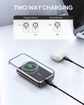 AUKEY 10000mAh Magnetic Wireless Power Bank with 30W USB-C & 15W Wireless Charging – PB-MS02