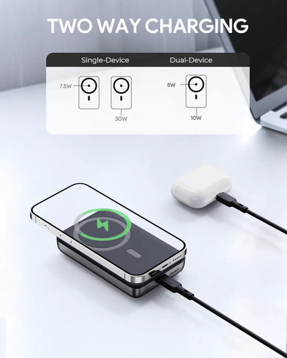 Aukey MagLinnk 10000mAh Magnetic Wireless Charging Power Bank (PB-MS02)