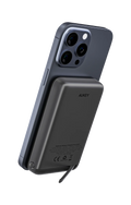 AUKEY 10000mAh Magnetic Wireless Power Bank with 30W USB-C & 15W Wireless Charging – PB-MS02