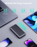AUKEY Sprint X 20000mAh 30W PD 3-Port USB-C Power Bank with PPS – PB-Y42