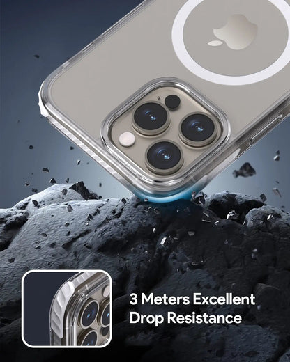 Aukey Urban Guard Magnetic Hard-Shell iPhone 15 Phone case - Transparent (TM11A)
