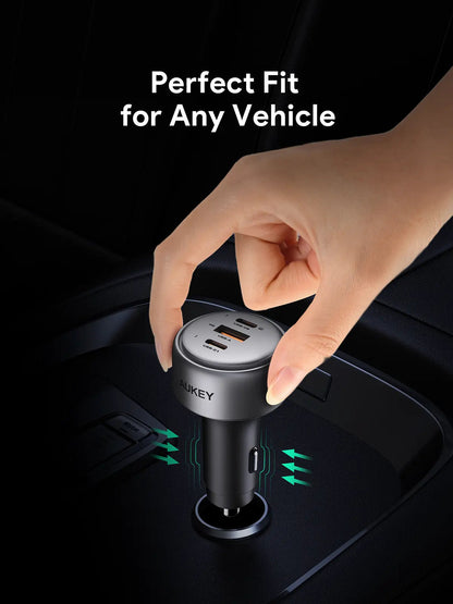 Aukey Pathfinder Mix 3 66W Fast Charging Car Charger (CC-P1)