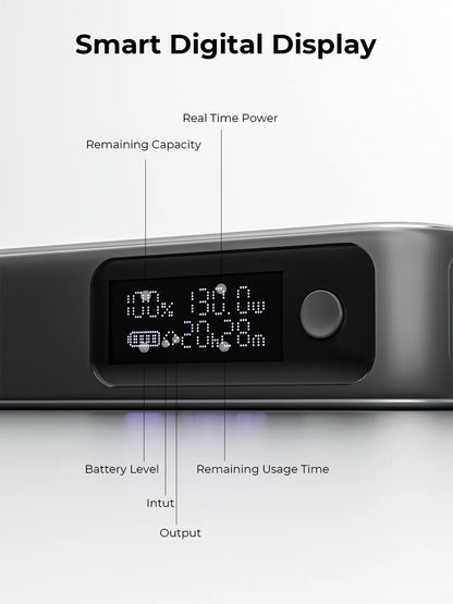 Aukey Spark Sling 20000 Compact Fast Charging Power Bank with Built-in USB-C Cable (PB-Y48)