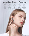AUKEY Beyond ANC Pro True Wireless Earbuds with 42dB Hybrid ANC, Bluetooth 5.4 & 25H Battery Life – EP-B1