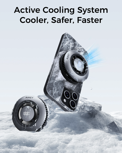 Aukey Magfusion GameFrost Magnetic Wireless Charger with Active Cooling (LC-G10)