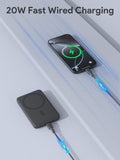 AUKEY MagFusion Slim 5000mAh CCC Certified Magnetic Wireless Power Bank with 20W USB-C & 15W Wireless Charging – PB-MS03