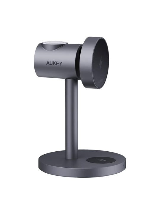 Aukey MagFusion 3-in-1 Qi2 Magnetic Fast Wireless Charging Station (LC-MC311)
