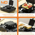 Non-Stick Double-Sided Sandwich & Omelette Maker