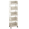 Mobile Bookshelf Office Cart (5-Tier)