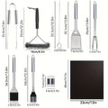 BBQ Grill Accessories Set (17pcs)