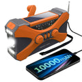 Emergency Hand Crank Solar Radio Orange