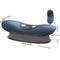 Electric Lumbar Massager with Heat & Vibration