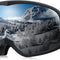 OutdoorMaster Owl Ski Goggles OTG, Snow Snowboard Goggles for Men Women Youth, Anti-Fog, 100% UV Protection-OM-72