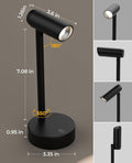 Picture Light for Wall, Battery Operated Art Light for Paintings CCT Dimmable Recharging Gallery Battery Wall Light with Remote Control for Living Room Gallery Dartboard Art Bathroom 2PCS