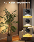 Zoomable Spot Light Indoor, Rechargeable Picture Light with Remote, Dimmable CCT Spotlight for Wall Art, Battery Uplight Indoor with Timer for Plant Artwork Painting Sofa Corner 1PC