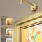 Picture Light for Wall, Battery Operated Art Light for Paintings CCT Dimmable Recharging Gallery Battery Wall Light with Remote Control for Living Room Gallery Dartboard Art Bathroom Gold
