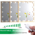 Hollywood LED Vanity Mirror Lights Kit, Dimmable Stick on USB Vanity Lights,Makeup Light Strip for for Bedroom, Dressing Room, Wedding, Party illuminating, CRI>90 (4000K Natural White 14 Bulbs 5V USB)