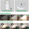 AIBOO Art Display Light, Picture Light Rechargeable Black, Color Changing & Dimmable with Remote LED Rotatable Wall Light for Pictures, Paintings, Portraits, Artworks