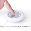 6 LED Light Set with Remote - Cool White for Cabinets & Displays