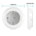 6 LED Light Set with Remote - Cool White for Cabinets & Displays