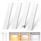 AIBOO Under Cabinet Lights, 4 Pack Rechargeable Motion Sensor Lights, 23.3 cm Magnetic LED Cupboard Lights, 3 Colour Temperatures, Dimmable USB-C Lights for Kitchen Wardrobe Stairs