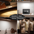 AIBOO Under Cabinet Lights, 4 Pack Rechargeable Motion Sensor Lights, 23.3 cm Magnetic LED Cupboard Lights, 3 Colour Temperatures, Dimmable USB-C Lights for Kitchen Wardrobe Stairs
