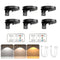 Rechargeable Picture Lights, 6 Pack Black Wireless Art Lights with Remote and Touch Control, 3 Colour Temperatures, Stepless Dimming, Magnetic Wall Lights for Paintings, Photos and Displays
