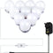Hollywood LED Vanity Mirror Lights Kit,Stick on Dimmable Makeup Lights, 12V Mirror Lighting Strip Fixture for Vanity Dressing Table Set, Bedroom Wall Lights,CRI>90 (4000K Natural White,10 Bulbs)