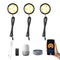 3 Pack Smart Under Cabinet Lights Hardwired,Dimmable LED Light for Kitchen Under Cabinet with Alexa Google Remote APP Control for Under Counter Lights for Cabinet Closets(Warm White)
