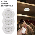 3 LED Light Set with Remote - Warm White for Cabinets & Displays