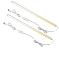 Dimmable Under Cabinet LED Lighting, Smart Touch Memory Function, 5V USB Powered LED Closet Light Bar CCT Color changing (50CM 2 Pack)