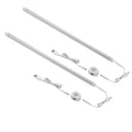 LED Motion Sensor Cabinet Light,2 Pack USB Powered Closet Night Light,20 inch Under Counter Lighting Kit with Automatic Shut Off Timer for Kitchen Pantry Wardrobe Cupboard (Natural White 4000K)
