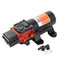 12V Water Pressure Diaphragm Pump 3.8LPM 40PSI Self-Priming Water Pump for RV Caravan Marine Camping