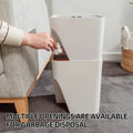 18L Stackable Plastic Kitchen Trash Bin Household Classification Storage Box