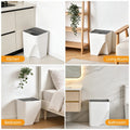 18L Stackable Plastic Kitchen Trash Bin Household Classification Storage Box
