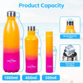 Lazy Dayz Daily Drink Bottle 500ml - Orange Pink Ombre