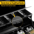 Lockable Cash Box with Coin Tray – Durable Metal Money Box with Key Lock for Bills & Change-PINK