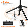 Tripod Mount for Starlink Gen 3, Adjustable Portable Ground Stand with 360° Rotation, 90° Tilt, Anti-Slip Feet & Ground Anchor for RV Camping Travel