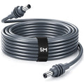 DC to DC Power Cable for Starlink Mini 5M 16AWG 5.5x2.1mm Waterproof Extension Cord 12V-24V for RV Caravan Camping Vehicle Boat Off-Grid