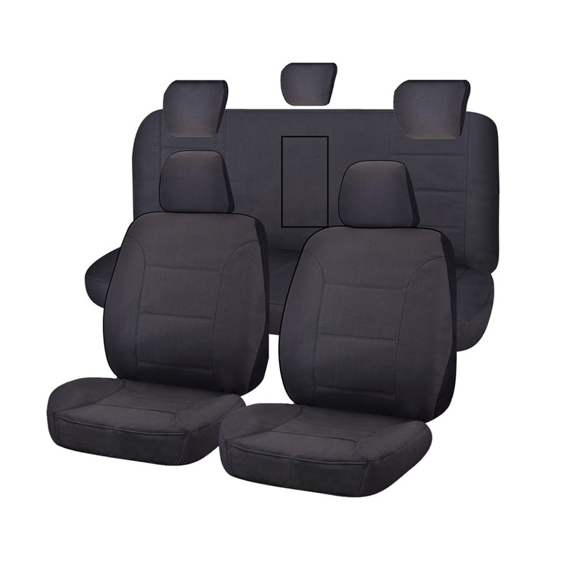 Isuzu D-Max 06/2012+ Dual Cab Seat Covers Charcoal All Terrain