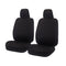 Isuzu D-Max 06/2012 Dual Cab Seat Covers Black Front 2x Buckets
